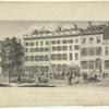Residence of Philip Hone Esq. and American Hotel, Broadway. New-York