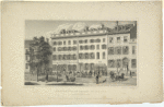 Residence of Philip Hone Esq. and American Hotel, Broadway. New-York