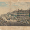 Broadway, New-York. Showing each building from the Hygeian Depot corner of Canal Street to beyond Niblo's Garden