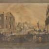 View of the ruins after the Great Fire in New York, Decr. 16th & 17th, 1835. As seen from Exchange Place