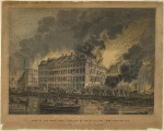 View of the great conflagration of Dec. 16th and 17th, 1835; from Coenties Slip