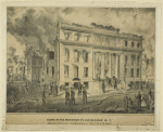 Ruins of the Merchant's Exchange N.Y. After the destructive conflagration of Decbr. 16 & 17, 1835 ; N. Currier's Press [sketched and drawn on stone by J. H. Bufford and two lines of description missing.]