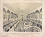 North interior view of the New York Post Office, located by authority of the Hon. Charles A. Wicliffe [sic] post master general. And arranged by John Lorimer Graham Esq. postmaster, Feb. 1st, 1845