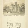 Suburban gothic villa, Murray Hill, N.Y. City. Residence of W. C. Waddell, Esq. 5th Avenue, between 37 & 38th Street. Below, plans of first and second floors