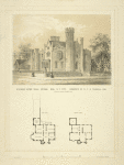 Suburban gothic villa, Murray Hill, N.Y. City. Residence of W. C. Waddell, Esq. 5th Avenue, between 37 & 38th Street. Below, plans of first and second floors