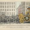 Van Amburgh & Cos. triumphal car passing the Astor House, April 20th, 1846. 417.