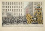 Van Amburgh & Cos. triumphal car passing the Astor House, April 20th, 1846. 417.