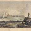 New York. Taken from the North west angle of Fort Columbus, Governor's Island