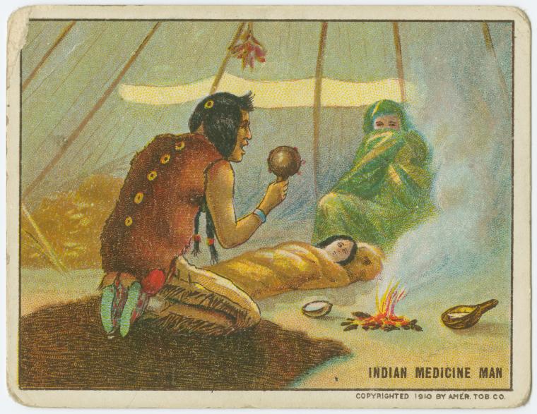 Indian medicine man. - NYPL Digital Collections