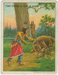 Peace offering to the spirit of dead bear.