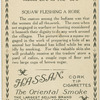 Squaw fleshing a robe.