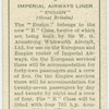 Imperial Airways liner "Ensign":