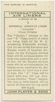 Imperial Airways liner "Ensign":