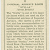 Imperial Airways liner "Scylla":