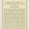 Preparing for lunch on Imperial Airways liner "Scylla".