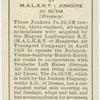 M.A.L.E.R.T. (Hungarian Air Transport Company): Junkers JU. 52/3M.