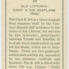 ALA Littoria: Cant Z. 506 Seaplane.