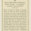 Pan American Airways: Main Aisle, "Clipper" Class Flying-Boat.
