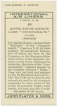 Qantas Empire Airways Liner "Commonwealth" Class.