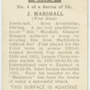 Dr. J. Marshall (West Ham).