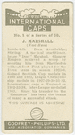 Dr. J. Marshall (West Ham).