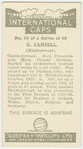 G. Camsell (Middleborough).