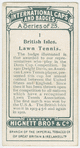 British Isles. Lawn Tennis.