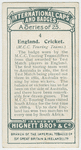 England. Cricket.