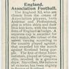England. Association Football.