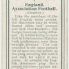 England. Association Football.