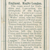 England. Rugby leagues.