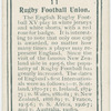 Rugby Football Union.