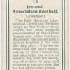 Ireland. Association Football.