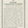 Ireland. Association Football.
