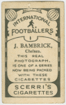 J. Bambrick, Chelsea.