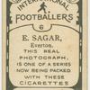 E. Sagar, Everton.