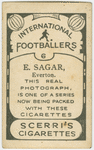 E. Sagar, Everton.