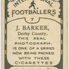 J. Barker, Derby County.