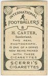 H. Carter, Sunderland.