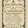 R. Westwood, Bolton Wanderers.