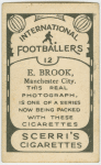 E. Brook, Manchester City.