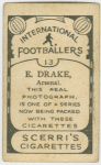 E. Drake, Arsenal.