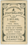 J. Hulme, Arsenal.