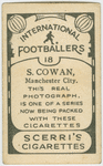 S. Cowan, Manchester City.