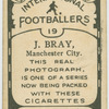 J. Bray, Manchester City.
