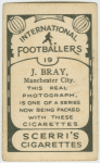 J. Bray, Manchester City.