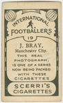 J. Bray, Manchester City.