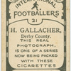 H. Gallacher, Derby County.
