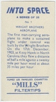 Wright brothers aeroplane.