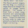Royal Navy "Sea Slug".